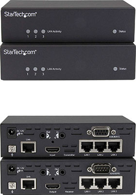 HDMI over CATx HDBaseT Extender w/ RS-232, IR, Ethernet, PoC