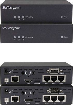 HDMI over CATx HDBaseT Extender w/ RS-232, IR, Ethernet, PoC HDMI over CATx HDBaseT Extender w/ RS-232, IR, Ethernet, PoC