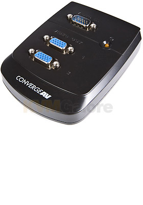 VGA Video Splitter, 2 Ports - Wall Mount VGA Video Splitter, 2 Ports - Wall Mount