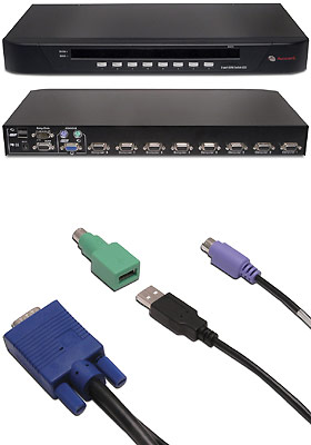 SwitchView 1000, 8-Ports with Cables SwitchView 1000, 8-Ports with Cables