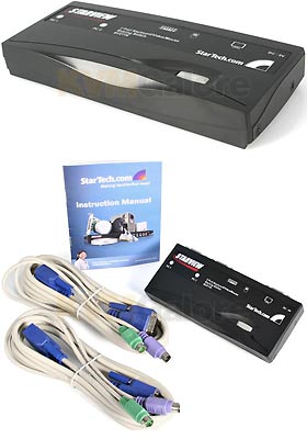 StarView PS/2 KVM Switch Kit, 2-Ports StarView PS/2 KVM Switch Kit, 2-Ports