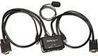 VGA 2-Port Cable KVM Switch w/ Remote Switch