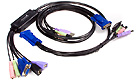 USB-VGA Cable KVM Switch w/ Audio, 2-Ports USB-VGA Cable KVM Switch w/ Audio, 2-Ports