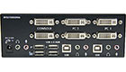 2-Port Dual-Monitor DVI KVM Switch w/ USB 2.0 Hub