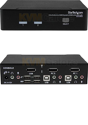 2-Port DisplayPort KVMP Switch