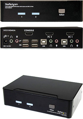HDMI KVM Switch, 2-Ports