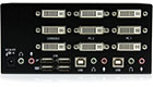 2-Port Triple-Monitor DVI KVM Switch w/ USB 2.0 Hub
