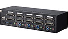 4-Port Dual-Monitor DVI KVM Switch w/ USB 3.0 Hub