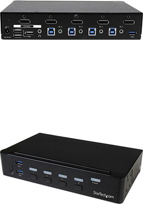 4-Port DisplayPort USB 3.0 KVMP Switch 4-Port DisplayPort USB 3.0 KVMP Switch