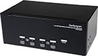 4-Port Triple-Monitor DVI KVM Switch w/ USB 2.0 Hub