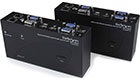 Dual-VGA/USB KVM Console Extender over Two CAT-5