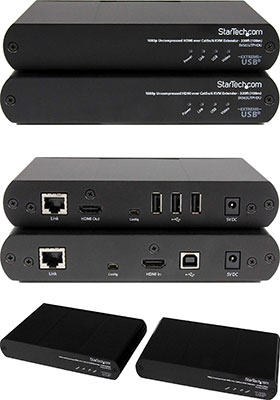 DVI KVM Extender over CATx