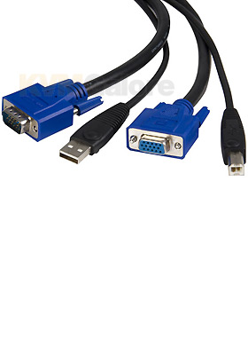 USB-VGA KVM Cable, 15-feet