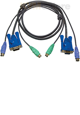 Slim PS/2 & VGA KVM Cables