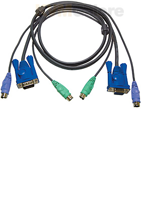 Slim PS/2 & VGA KVM Cables Slim PS/2 & VGA KVM Cables