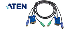 Slim PS/2 & VGA KVM Cables