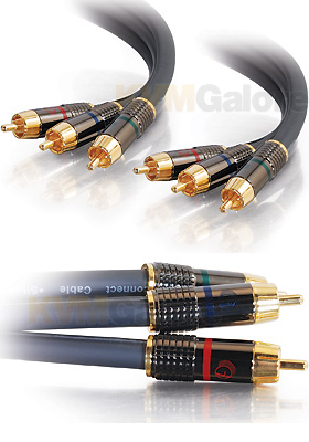 SonicWave RCA Component Video Cables SonicWave RCA Component Video Cables