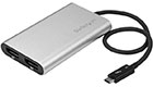 Thunderbolt 3 to Dual DisplayPort Adapter, 4K 60Hz, Mac/Windows Compatible