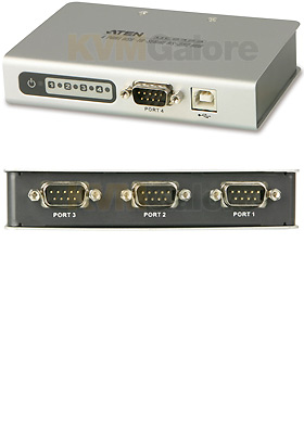 UC2324 - 4-Port USB to Serial RS-232 Hub