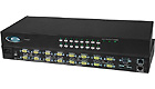 High-Density VGA/USB KVM Switch, 16-Ports