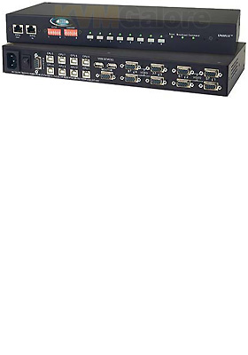 UNIMUX USB 8-Ports, Rack-Mount with OSD and Audio