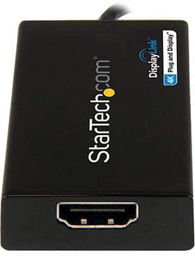USB 3.0 to HDMI 4K External Video Adapter, DisplayLink Certified