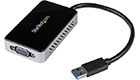 USB 3.0 to VGA External Video Card w/ 1-Port USB Hub