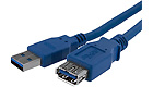 USB 3.0 Extension Cable, 1m, Blue