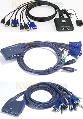 USB-VGA Cable KVM Switches
