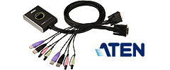 USB DVI-D Cable KVM Switches