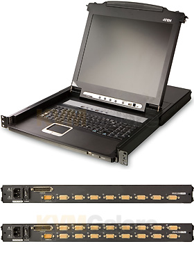 LCD Consoles w/ Built-In KVM Switches
