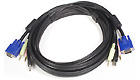 USB/VGA/Audio KVM Cable, 10-feet