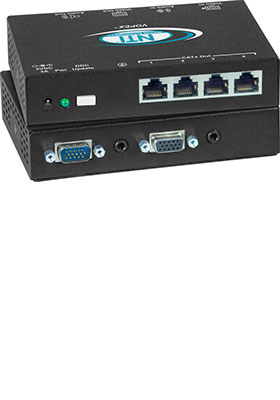 VGA Video Splitters/Extenders via CAT-5 VGA Video Splitters/Extenders via CAT-5