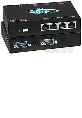 VOPEX-VGA CAT5 Video + Audio Local Unit, 8-Ports VOPEX-VGA CAT5 Video + Audio Local Unit, 8-Ports