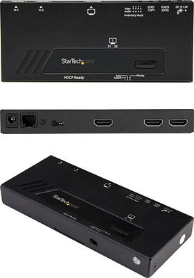 2-Port HDMI Automatic Switch w/ Fast Switching