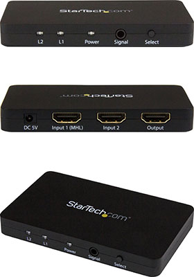 2-Port HDMI Automatic Switch w/ MHL 2-Port HDMI Automatic Switch w/ MHL