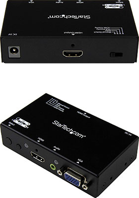 2x Video-Input with Audio to HDMI Switcher 2x Video-Input with Audio to HDMI Switcher