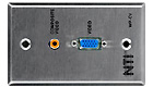 Cable Terminator Wall Plate - VGA and Composite Video