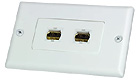 Dual HDMI Wall Plate