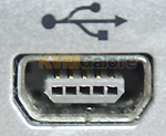 Mini-USB Type-A female connector Mini-USB Type-A female connector