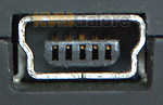 Mini-USB Type-B female connector Mini-USB Type-B female connector