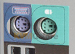 PS/2 female connectors PS/2 female connectors