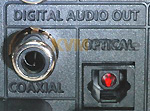 S/PDIF 'coaxial' female connector S/PDIF 'coaxial' female connector