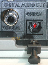 TOSLink 'optical' female connector TOSLink 'optical' female connector