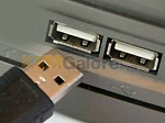 USB Type-A male and female connectors